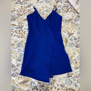 Royal blue romper